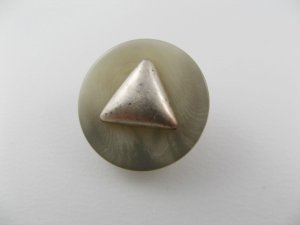 画像1: Plastic M/Stone+SV/Triangle Button