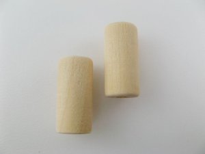 画像1: Tube Organic Wood Beads(S)