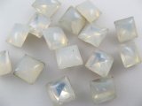 Vintage Glass Stone【Opal】SQ/8x8mm