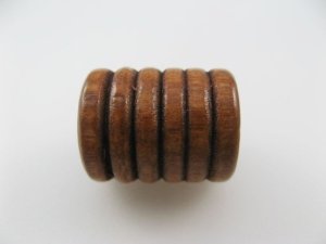 画像2: Vintage Wood Border Beads