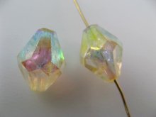 他の写真2: Vintage Plastic AB Diamond Beads 4個入り