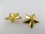 Brass Star Beads Cup 4個いり