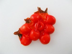 画像1: Vintage Cherry Cabochon