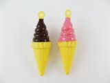 Plastic Soft-cream corn charm