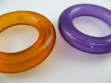 他の写真2: Vintage Plastic Clear Ring 2個入り