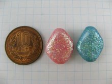 他の写真1: Vintage Plastic Glitter Dia-Beads