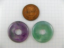 他の写真1: Plastic Marble Flat Donut Ring 