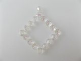 Vintage Plastic Crystal AB Diamond Beads