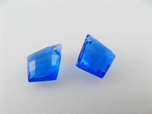 画像4: Vintage Briolette Glass Drop 2個入り