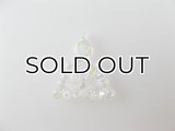 Vintage Plastic Crystal AB Deco+Tri Beads 4個入り