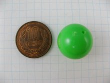 他の写真1: Vintage Plastic Simple Ball Beads 2個入り
