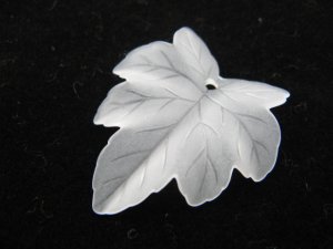 画像2: Vintage Frost Leaf Beads【II】