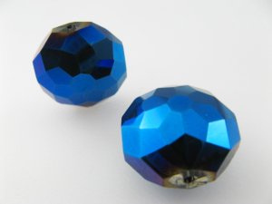 画像4: Vintage Glass Faceted Octagon Beads