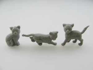 画像1: Miniature Cat 【Gray】