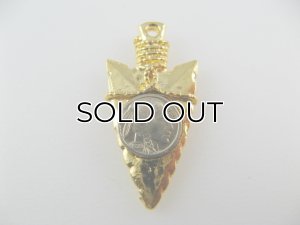 画像2: Vintage Arrow Head+Coin Charm