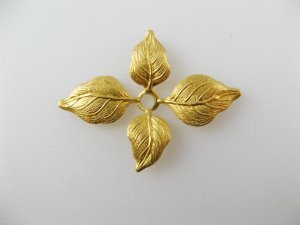 画像1: Brass 4-Leaves