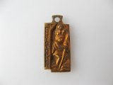 Vintage Rectangle ”St,Christopher” Medal