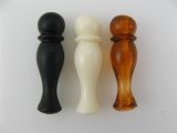 Vintage Plastic Chess Tube Beads 2個入り