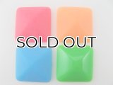 Vintage Plastic Square Cabochon【NEON】