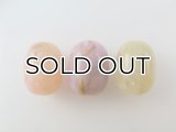 Vintage Marble-Gold Oval Beads