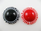 Vintage Plastic With Pattern Cabochon