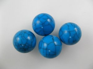 画像3: Vintage Plastic Unique Ball Beads 14mm