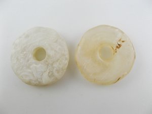 画像1: Plastic Stone-coin Ring Beads 