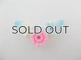 Vintage 3-Flowers Cabochon  