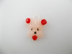 画像1: Vintage Scottie-face cabochon