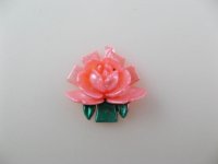 Vintage Pink Rose cabochon