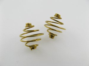 画像2: Brass Wire Beads 2個いり