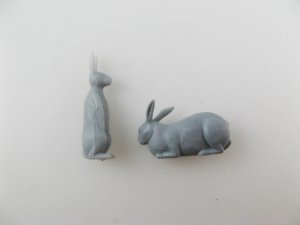 画像4: Plastic Rabbits 1ペア/2個いり