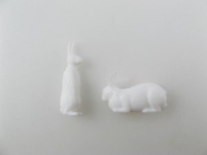 画像2: Plastic Rabbits 1ペア/2個いり