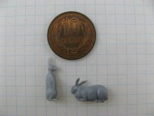 他の写真1: Plastic Rabbits 1ペア/2個いり