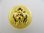 画像2: Vintage Plastic Gold Lion Button (2)