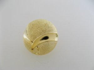画像1: Plastic Gold Ribbonline Button 