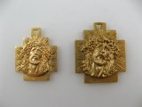 Vintage Christ Head Medal