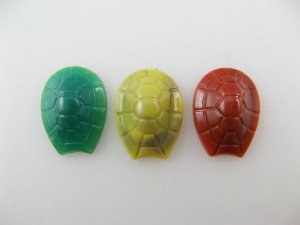 画像1: Vintage Plastic Tortoise shell Cabochon