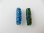 画像1: Vintage Glass Swirl Tube Beads 2本入り (1)