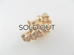 画像1: Platic Metal Gold Gemmy Beads