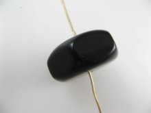 他の写真2: Vintage Plastic Black HEX Spacer Beads