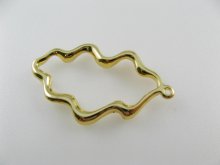 他の写真2: Goldplated Wave Ring Charm
