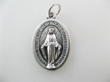 Silver Lady Miraculous Medal
