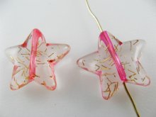 他の写真2: Plastic Glitter Star Beads 