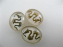 他の写真2: Tiny Glass ”DRAGON” Intaglio Cabochon