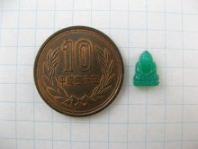 他の写真1: Vintage Glass Jade "Tiny-Buddha" Cabochon