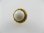 画像1: Plastic Small Gold+White Dome Button (1)