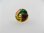 画像2: Vintage Plastic Gold Tricolor Button (2)