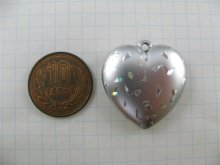 他の写真1: Vintage Plastic SV+Lame Puffy Heart