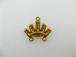 画像1: Brass Design Connector 【Crown】